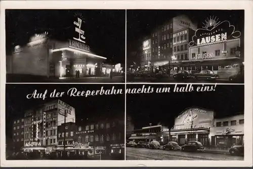 St. Pauli, Auf der Reeperbahn nachts um halb eins, gelaufen 1956