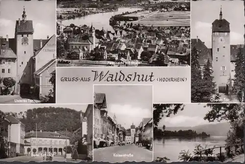 Waldshut, Bahnhof, Kaiserstrasse, Fliegeraufnahme, ungelaufen