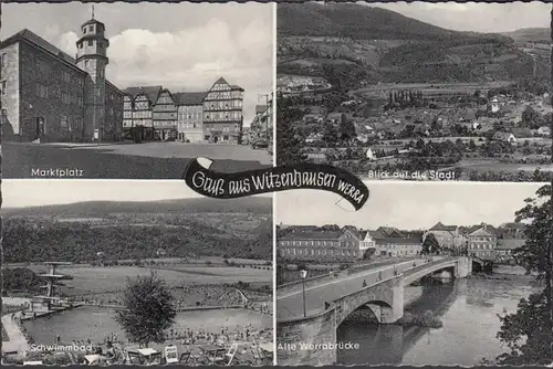 Witzighausen, Marktplatz, Schwimmbad, Brücke, ungelaufen