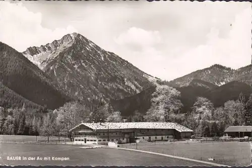 Bad Wiessee, Bauer in der Au mit Kampen, gelaufen 1964