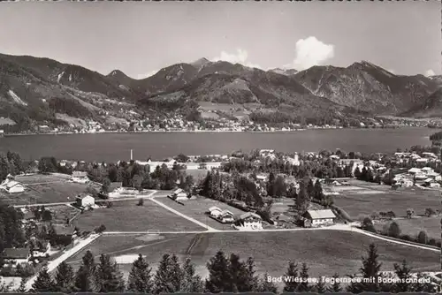 Bad Wiessee, Tegernsee mit Bodenschneid, ungelaufen