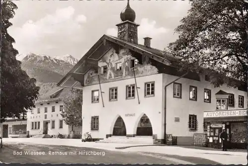 Bad Wiessee, Rathaus, Autoreisen, Hirschberg, gelaufen 1955