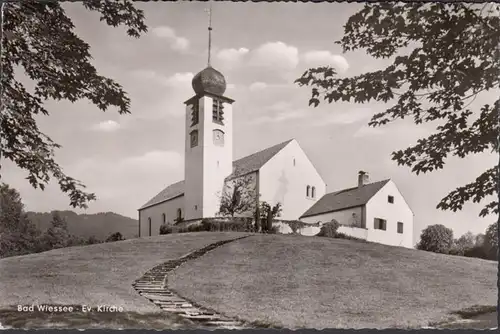 Bad Wiessee, Evangelische Kirche, gelaufen 1960