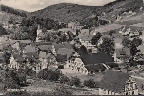 Oberkirchen, vue de la ville, couru en 1960