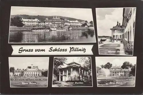 Pillnitz, Wasser Palais, Neues Palais, Berg Palais, gelaufen 1966