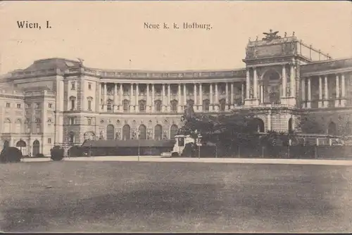 Wien, Neu Hofburg, gelaufen 1914