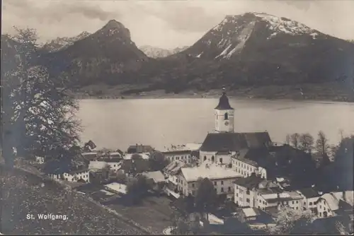 St. Wolfgang, Salzkammergut, Stadtansicht, ungelaufen