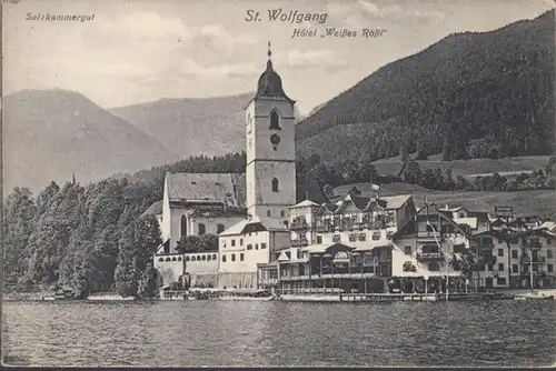 St. Wolfgang, Salzkammergut, Hotel Weisses Rössl, gelaufen