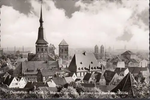 Osnabrück, Sainte Marie, Dôme, Hôtel de ville, Église, incurvée