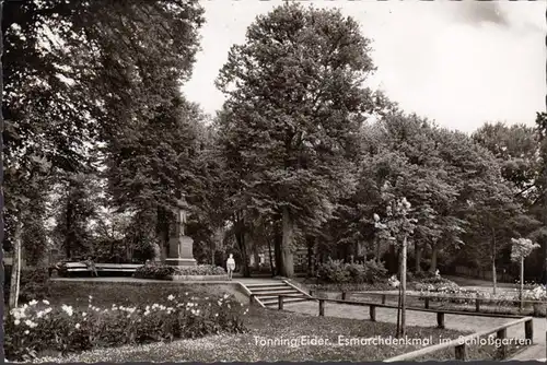 Tönning, Esmarchdenkmal im Schlossgarten, ungelaufen