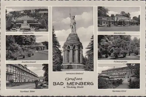 Bad Meinberg, Berggarten, Kurhaus, Wandelhalle, ungelaufen