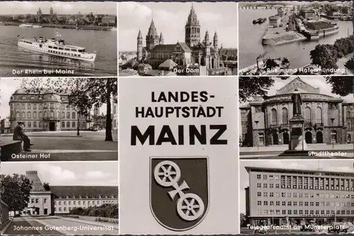 Mainz, Osteiner Hof, Stadttheater, Universität, ungelaufen