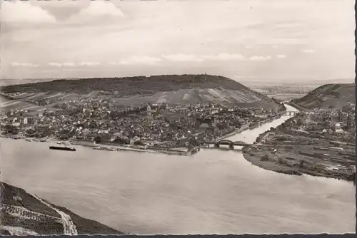 Bingen a. Rhin avec estuaire proche, non couru- date 1955