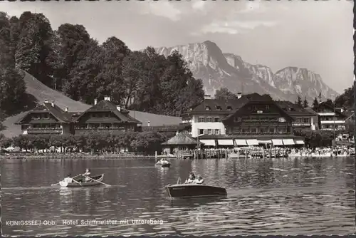 Lac Royal, hôtel Schiffmeister, bateaux, couru 1969