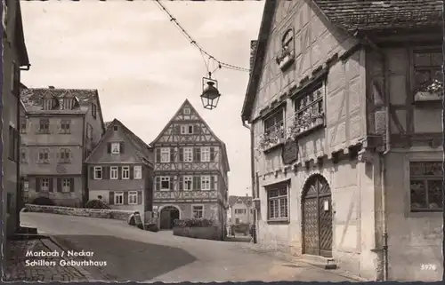 Marbach, Schillers Geburtshaus, gelaufen 1957