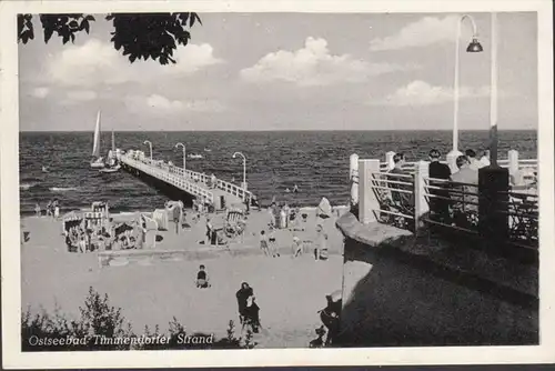 Balade baltique Timmendorfer plage, courue 1950