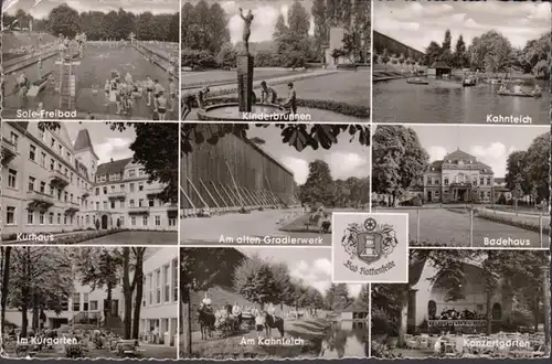 Bad Rothenfelde, piscine extérieure, Kurhaus, Badhaus , Graderwerk, couru 1959