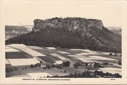 Ebenheit mit Lilienstein, ungelaufen