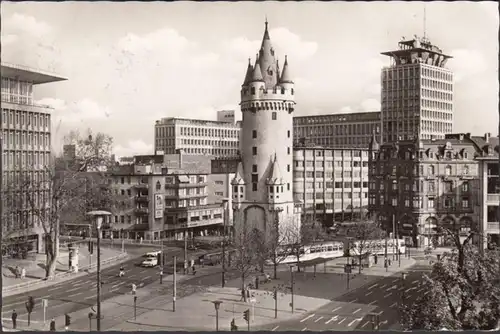 3 AK š Frankfurt a. Main, Eschermer Tower, Katharinen Church, Bayer House, inachevé, couru