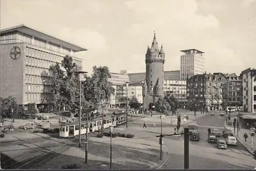 3 AK š Frankfurt a. Main, Eschermer Tower, Katharinen Church, Bayer House, inachevé, couru