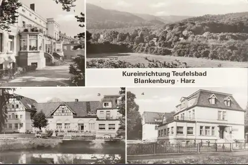 Blankenburg, Kureinrichtung Teufelsbad, gelaufen 1981