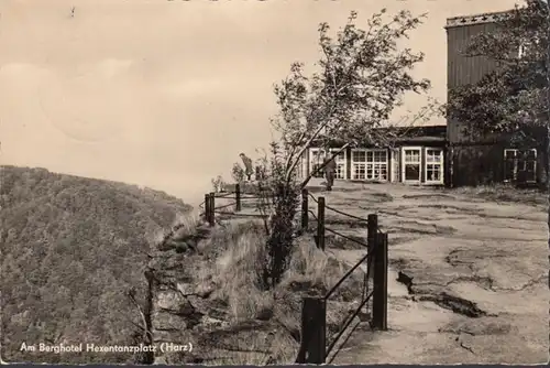 Thale, Hexentanzplatz, Am Berghotel, gelaufen