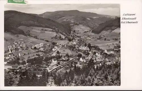 Schenkenzell, Stadtansicht, gelaufen 1954