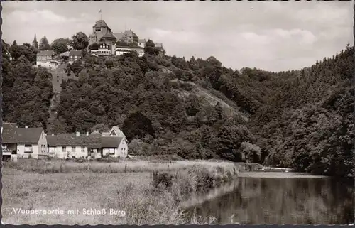 Wupperpartie mit Schloss Burg, ungelaufen