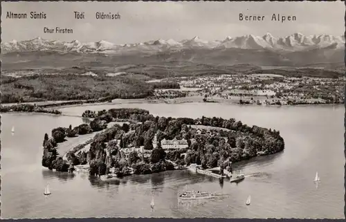 Île de Mainau, photo aérienne, couru