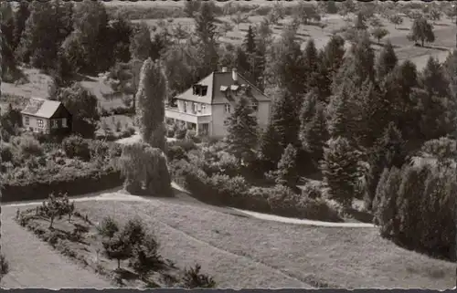 Dingelsdorf, Pension Lärchenhain, Fliegeraufnahme, gelaufen 1962