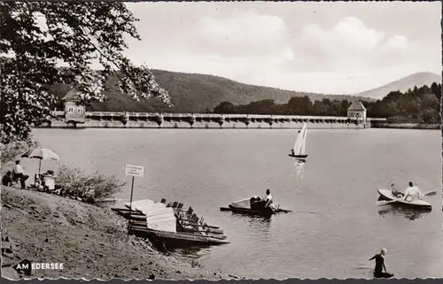 Edersee, Edertalsperre, Ruder- und Tretboote, ungelaufen