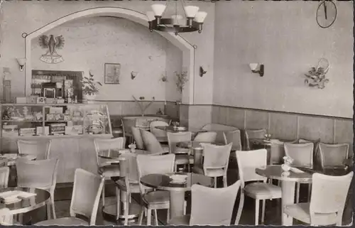 Rüdesheim a. Rhein, Konditorei Adler Cafe, gelaufen