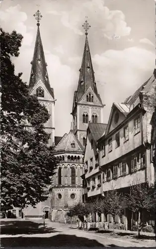 Boppard, Altstadt mit Severuskirche, gelaufen