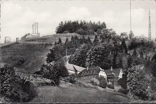 Klosterkreuzberg, Kloster Kreuzberg mit Bild- und Rundfunksender, ungelaufen- datiert 1960