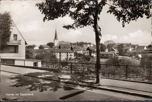 Halver, vue de la ville, église, couru en 1964