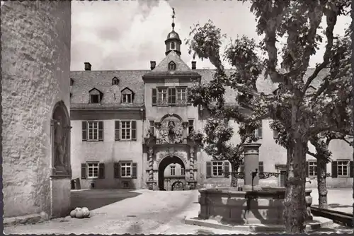 Bad Homburg, Schlosshof, gelaufen 1958