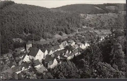 Retour de chèvre, vue de ville, incurvée