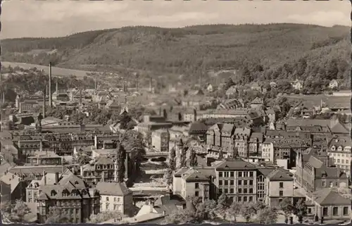 Aue, Stadtansicht, gelaufen 1962