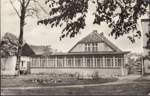 Zingst, Pension Jeländer, gelaufen 1961