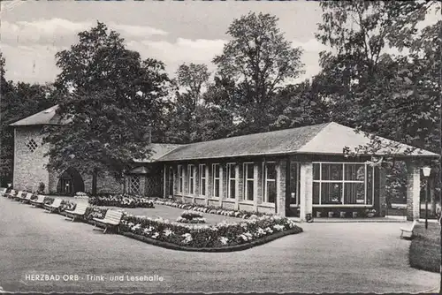 Bad Orb- Trink- und Lesehalle, gelaufen 1961