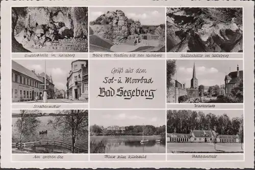 Bad Segeberg, Marktplatz, Badeanstalt, Kurhaus, Mehrbild, ungelaufen