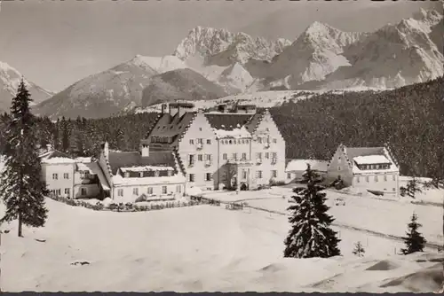 Garmisch, Hochgebirgsheim Schloss Kranzbach, gelaufen 1959
