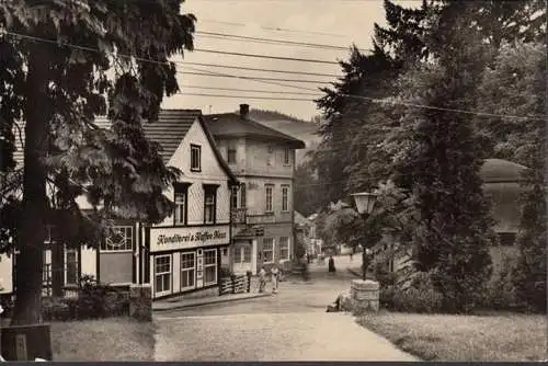 AK Friedrichroda, Konditorei und Cafe Kess, Hotel Alfred, gelaufen 1947