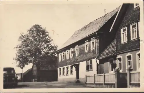 Goldlauter Heidersbach, Gasthaus zum Hirsch, gelaufen 1961