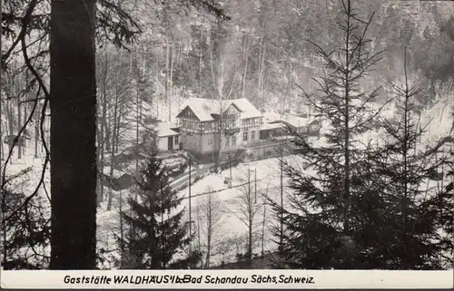 Bad Schandau, Gaststätte Waldhäusl, ungelaufen