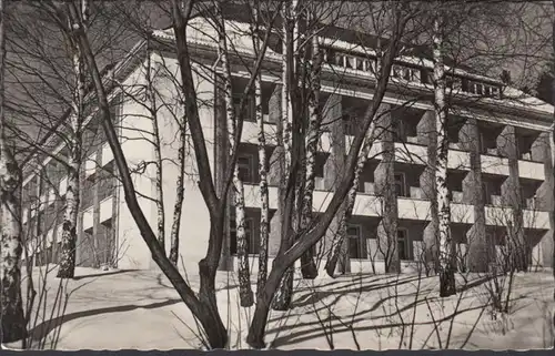 Bad Brambach, Julius Fucik Haus im Winter, gelaufen 1960