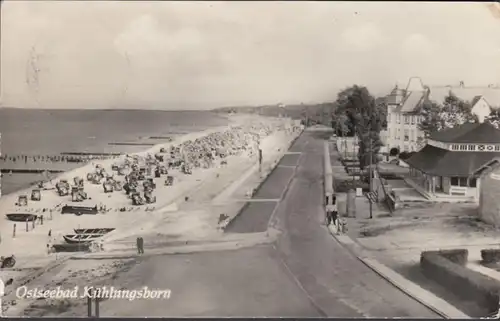 Kühlungsborn, Strandpromenade, gelaufen 1959