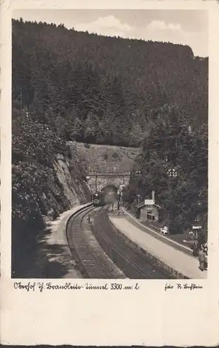 Oberhof, Brandleite Tunnel, gelaufen 1949