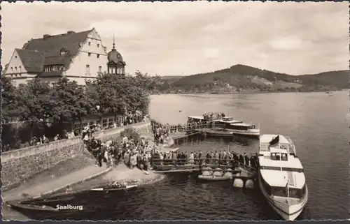 Salenburg poste d'amarrage avec bateaux, non-roulé