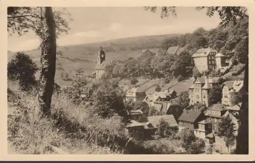 Lauscha, Stadtansicht, ungelaufen